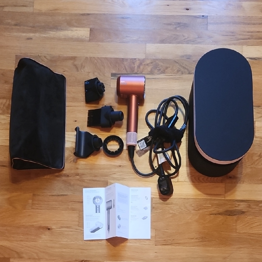 Dyson Copper and Black Hair Dryer Set